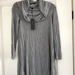 BCBG Swoop Neck Jersey Knit Dress